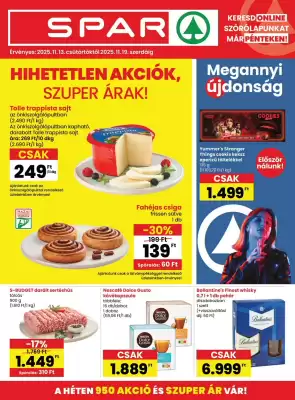 Spar akciós újság (érvényes eddig: 19-11)