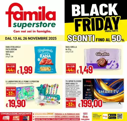 Volantino Famila Superstore (valido fino al 26-11)