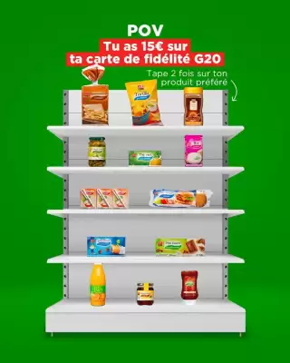 Catalogue G20 (valable jusqu'au 20-11)