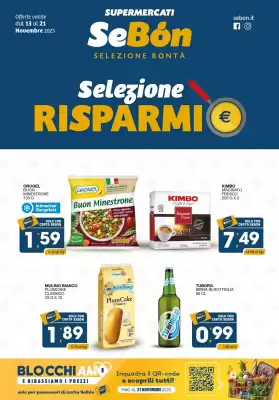 Volantino SeBón Supermercati (valido fino al 21-11)