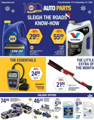 NAPA Auto Parts flyer (valid until 31-12)
