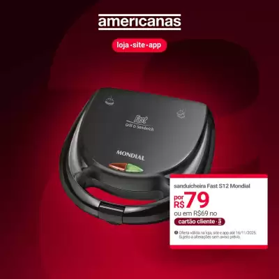 Encarte Lojas Americanas (válido até 16-11)