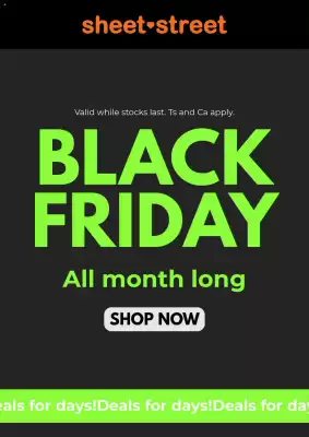 Sheet Street catalogue (valid until 19-11)