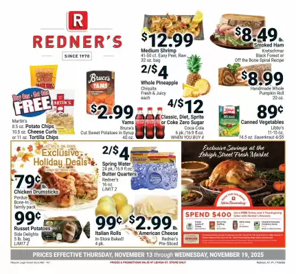 Redner's Warehouse weekly ad (valid until 19-11)