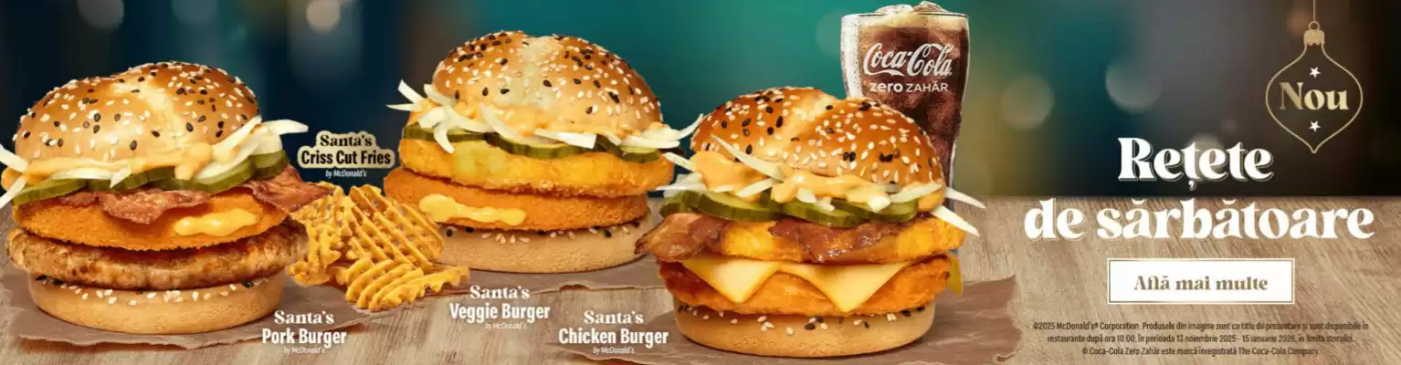 Catalog McDonald's (valid până la 14-12)
