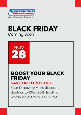 Sportsmans Warehouse catalogue (valid until 28-11)