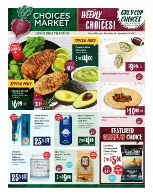 Choices Market flyer (valid until 23-11)