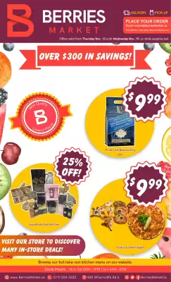Berries Market flyer (valid until 23-11)