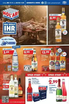 Hol'ab Getränkemarkt Prospekt (gültig bis 22-11)