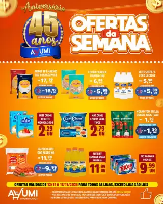 Folheto Ayumi Supermercados (válido até 17-11)