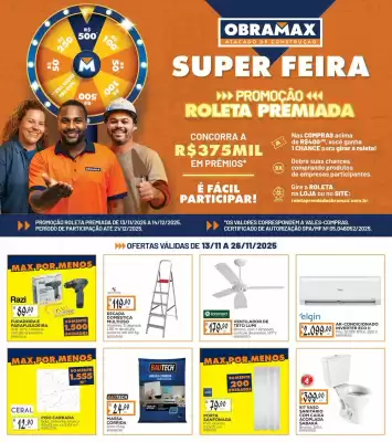 Encarte Obramax (válido até 26-11)