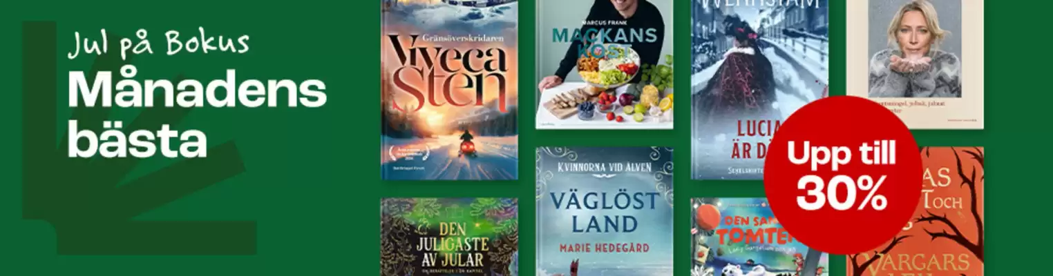 Bokus reklamblad (giltig till och med 28-11)