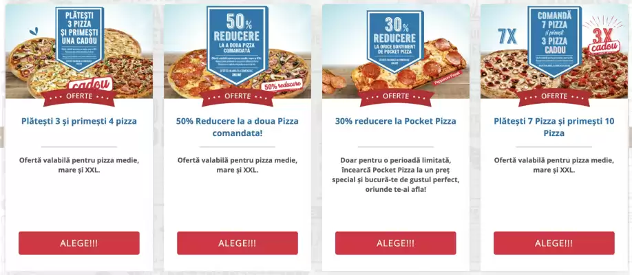Catalog Domino's Pizza (valid până la 18-11)