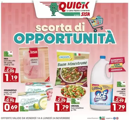 Volantino Quick Sisa (valido fino al 24-11)
