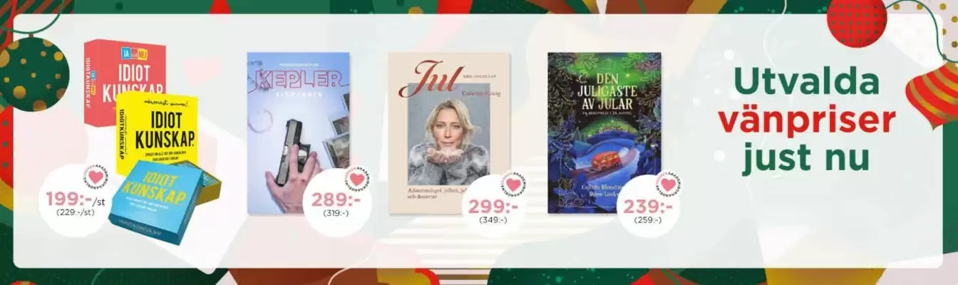 Akademibokhandeln reklamblad (giltig till och med 28-11)