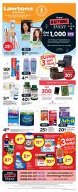 Lawtons Drugs flyer Page 1