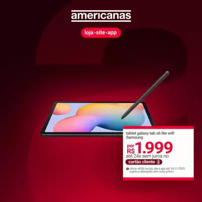 Encarte Lojas Americanas (válido até 16-11)