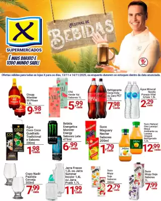 Folheto X Supermercados (válido até 14-11)