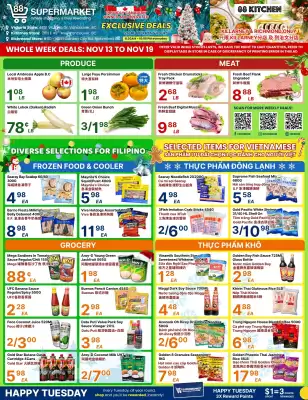 88 Supermarket flyer (valid until 19-11)