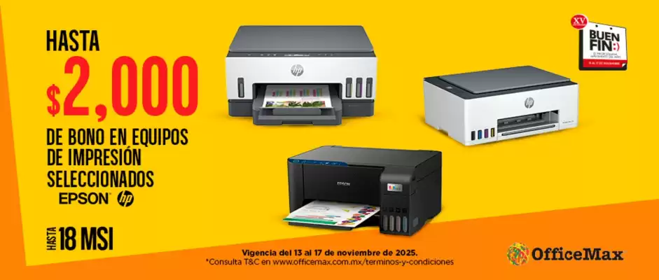 Catálogo OfficeMax (válido hasta 17-11)