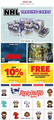 GameStop flyer (valid until 20-11)