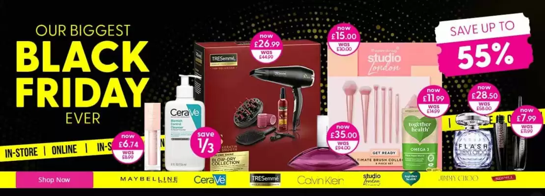 Superdrug catalogue (valid until 30-12)