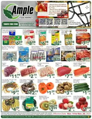 Ample Food Market flyer (valid until 20-11)