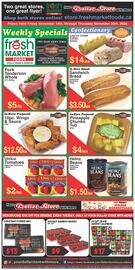 Fresh Market Foods flyer week 46 Page 1