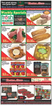 Fresh Market Foods flyer (valid until 20-11)