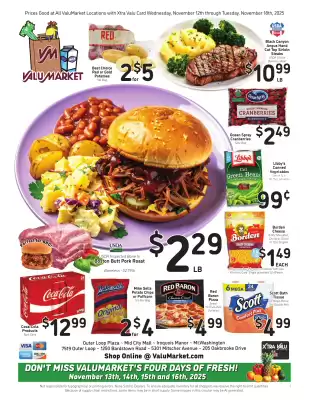 Valu Market weekly ad (valid until 18-11)