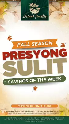 Island Pacific Market weekly ad (valid until 19-11)