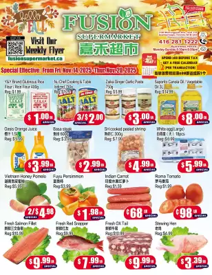 Fusion Supermarket flyer (valid until 20-11)