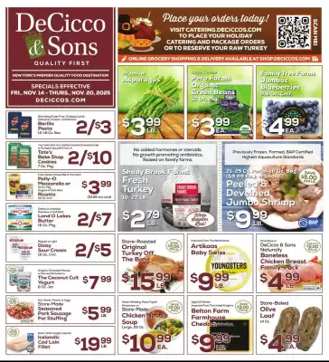 DeCicco & Sons weekly ad (valid until 20-11)
