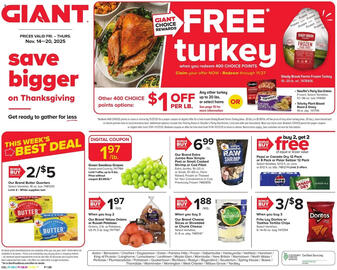GIANT weekly ad week 46 Page 1
