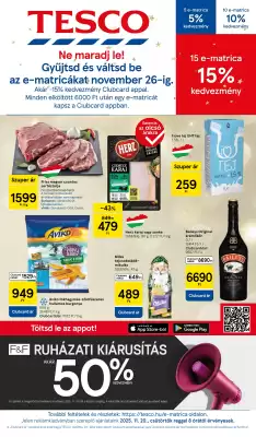 Tesco akciós újság (érvényes eddig: 26-11)