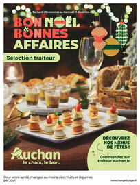 Catalogue Auchan | Traiteur de Noël page 1