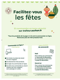 Catalogue Auchan | Traiteur de Noël page 2