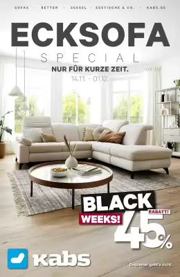 Kabs Polsterwelt Prospekt (gültig bis 1-12)