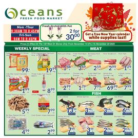 Oceans Fresh Food Market flyer Page 1