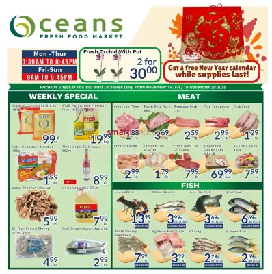 Oceans Fresh Food Market flyer (valid until 10-12)