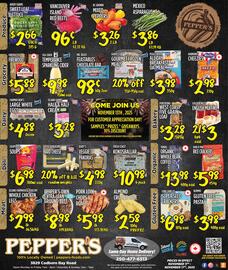 Pepper's Foods flyer Page 1