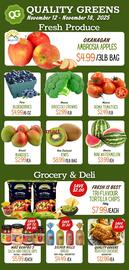 Quality Greens flyer Page 1