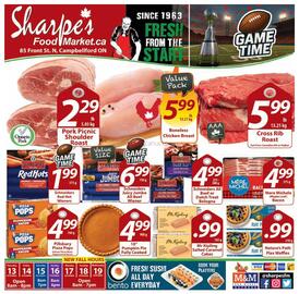 Sharpe's Food Market flyer Page 1
