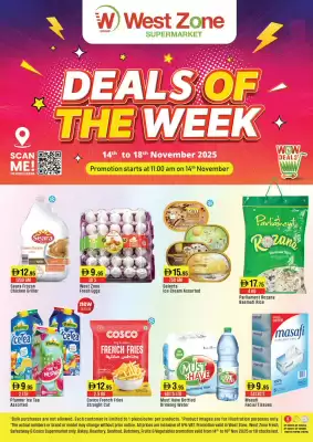 West Zone Supermarket catalogue (valid until 18-11)