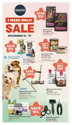 Total Pet flyer (valid until 10-12)