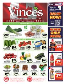 Vince's Market flyer Page 1