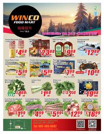 WinCo Food Mart flyer Page 1