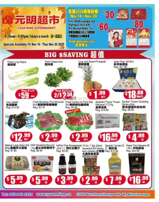Yuan Ming Supermarket flyer (valid until 10-12)