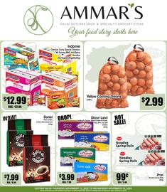 Ammar's Halal Meats flyer Page 1