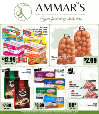 Ammar's Halal Meats flyer (valid until 10-12)